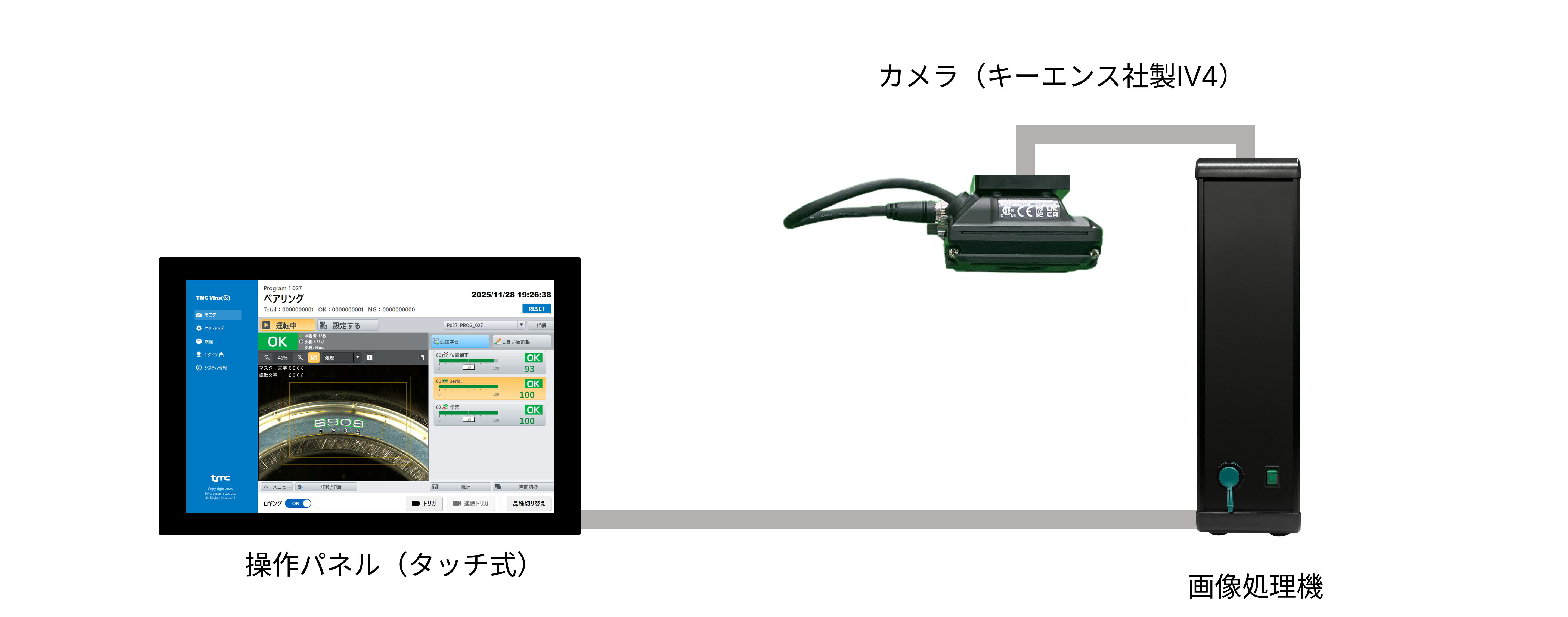 AI外観検査装置 機器構成