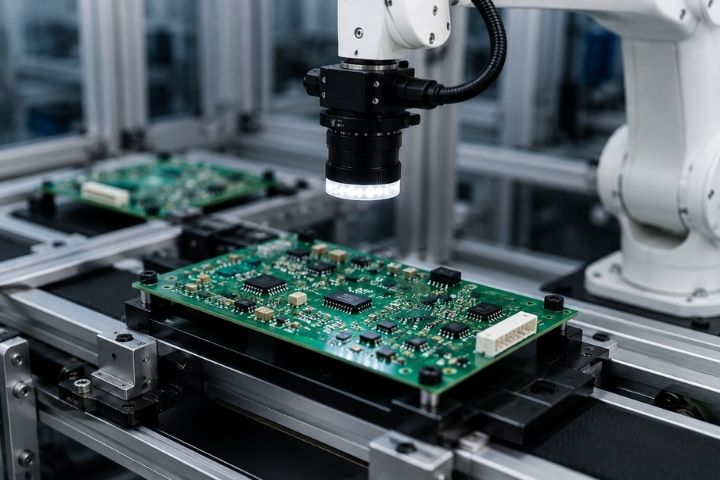 電子部品の組付け検査